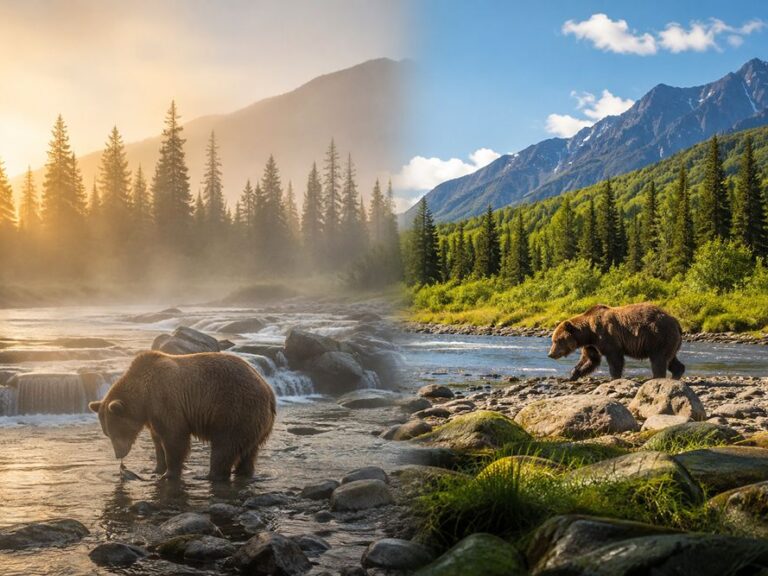Morning and Afternoon Bear Viewing
