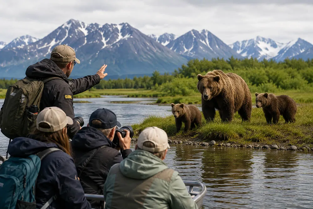 Bear Viewing Safe for First-Time Visitors in Alaska